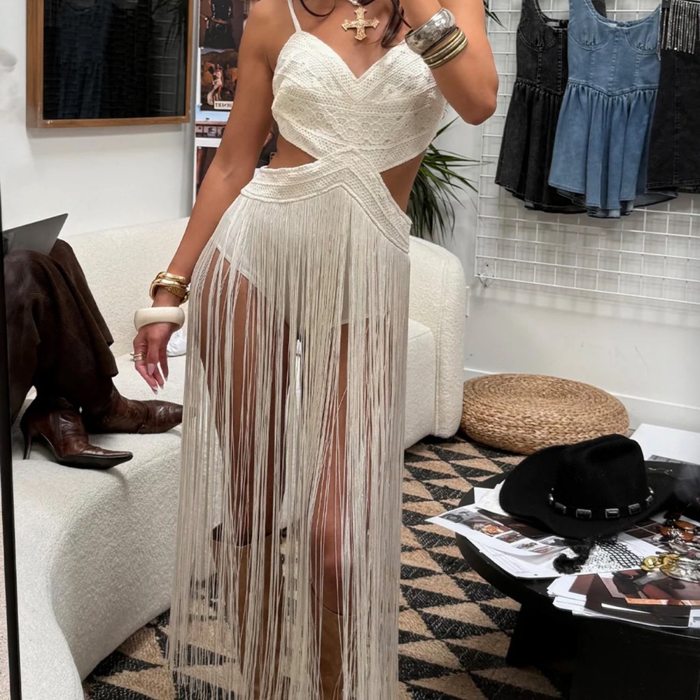 12th Tribe Ivory Textured Top